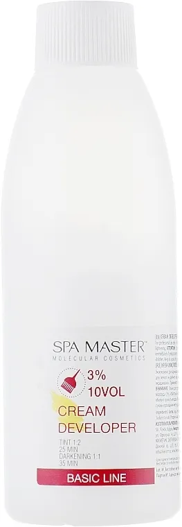Spa Master Cream Developer 10 Vol Krem oksidant 3%