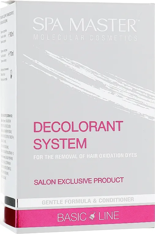Spa Master Decolorant System Gentle Formula &amp; Conditioner Sistem za uklanjanje postojanih boja sa kose