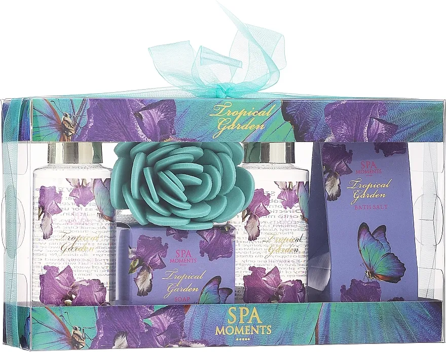 Spa Moments (sh/gel/2x100ml + b/salt/50 + soap/50g + acc/1pc) Set