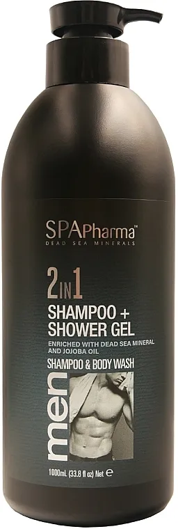 Spa Pharma Men Shampoo &amp; Body Wash 2in1 Energizing Šampon i gel za tuširanje 2 u 1