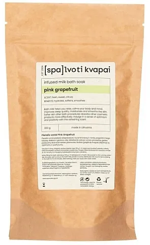 Spalvoti Kvapai Bath Milk Kupka sa mlekom Pink grejpfrut