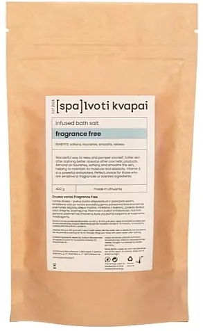 Spalvoti Kvapai Bath Salt So za kupanje Bez mirisa