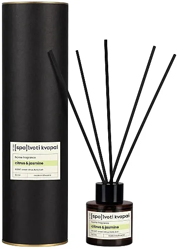 Spalvoti Kvapai Home Fragrance Diffuser Aromadifuzor "Citrus &amp; Jasmin"