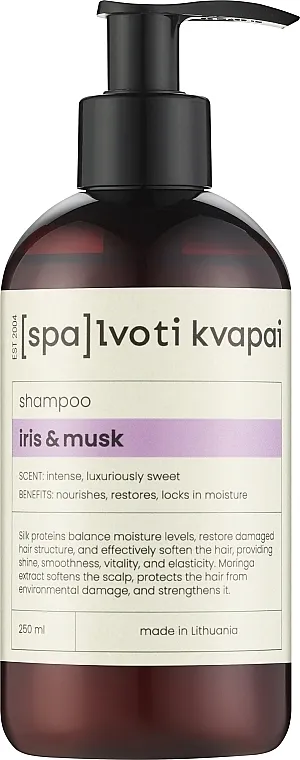 Spalvoti Kvapai Shampoo Šampon Iris &amp; Mošus