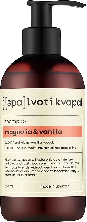 Spalvoti Kvapai Shampoo Šampon Magnolia &amp; Vanila