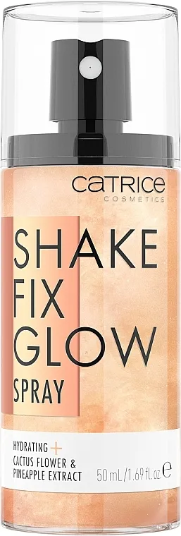 Sprej za fiksiranje Catrice Fixing Spray Shake Fix Glow