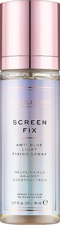 Sprej za fiksiranje Makeup Revolution Protect Screen Fix Anti Blue Light Fixing Spray