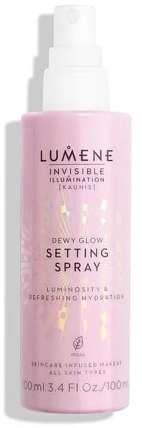 Sprej za fiksiranje šminke Lumene Invisible Illumination Dewy Glow Setting Spray
