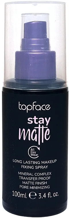 Sprej za fiksiranje šminke Stay Matte TopFace Fixing Spray