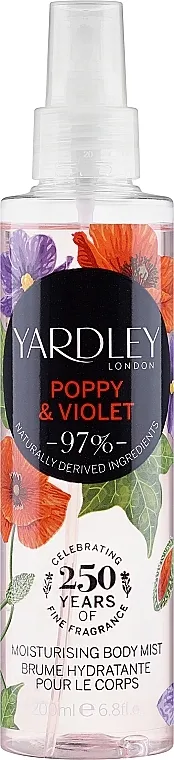 Sprej za tijelo Yardley Poppy &amp; Violet
