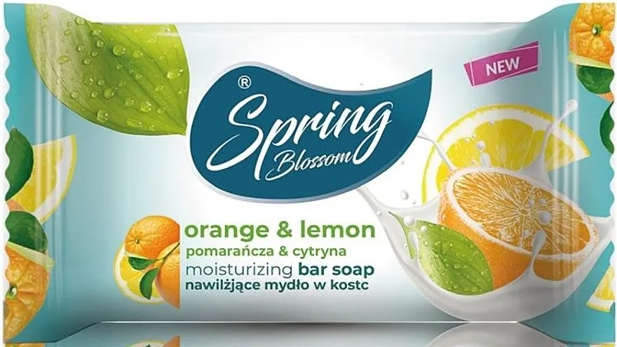 Spring Blossom Orange &amp; Lemon Moisturizing Bar Soap Hidratantni sapun "Pomorandža i limun"