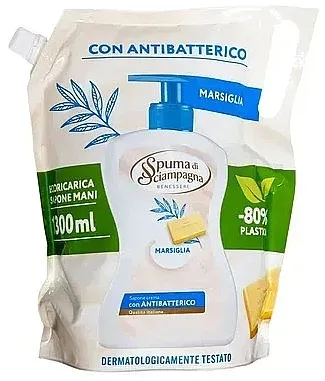 Spuma di Sciampagna Marseille Antibacterial Liquid Soap Antibakterijski tečni sapun iz Marselja (doypack)