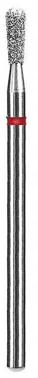 Staleks Pro Dijamantska glodalica "Zaobljeni cilindar", crvena, prečnik 2,3 mm / radni deo 5 mm