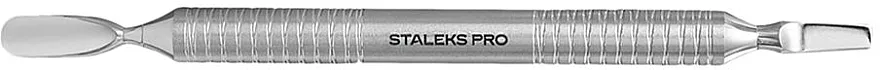 Staleks Pro Expert 100 Type 5 Šuplja lopatica za manikuru, PE-100/5, zaobljeni potiskivač+široka ravna oštrica