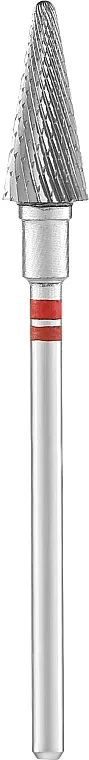 Staleks Pro Expert Karbidna glodala za levoruke Koni crvena, prečnik 6 mm, radni deo 14 mm