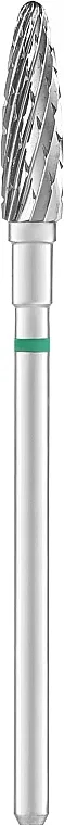Staleks Pro Expert Karbidski frezer Corn zeleni, prečnik 4 mm, radni deo 14 mm
