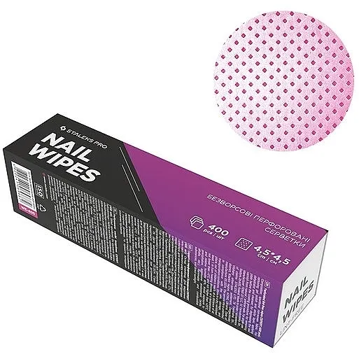 Staleks Pro Expert Nail Wipes Perforisani neslintajući tupferi, 400 kom.