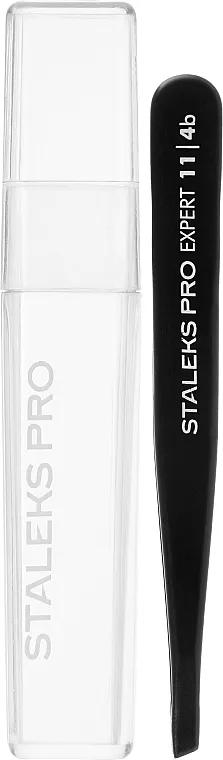 Staleks Pro Pinceta za obrve, TE-11/4b, crna