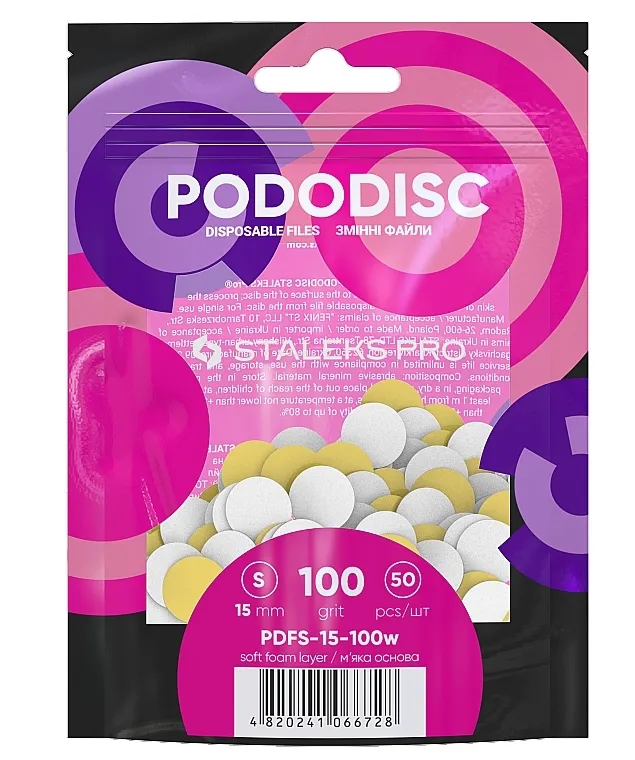 Staleks Pro Zamenske turpije za Pododisc S disk za pedikir, granulacija 100, mekana baza