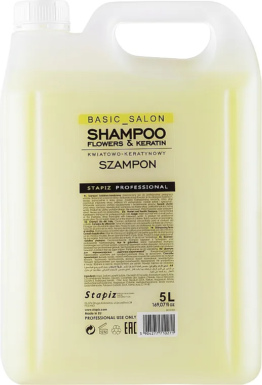 Stapiz Basic Salon Shampoo Flowers&amp;Keratin Šampon za kosu "Cvjetni s keratinom"