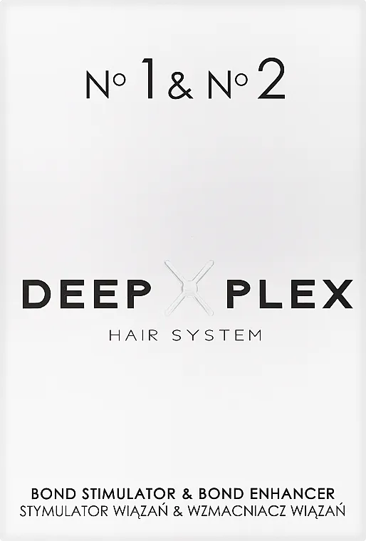 Stapiz Deep Plex System No.1 &amp; No.2 Set (hair/emulsion/150ml + hair/emulsion/290ml) Sistem zaštite i regeneracije kose