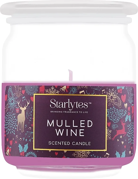 Starlytes Mulled Wine Scented Candle Mirisna sveća u staklenoj tegli Kuvano vino