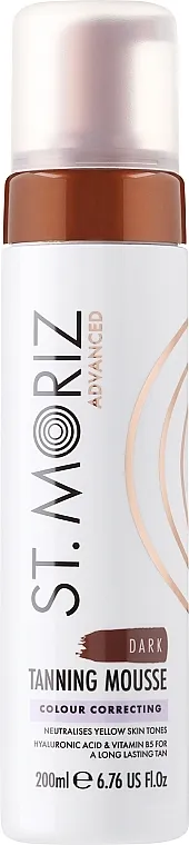 St.Moriz Advanced Colour Correcting Tanning Mousse Dark Mousse za korekciju samotamnjenja, tamna