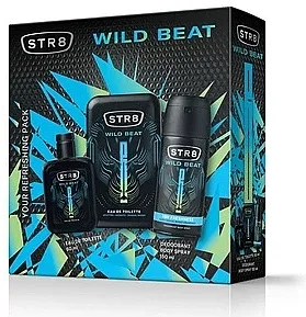 STR8 Wild Beat Set (deo/spray/150ml+edt/50ml)