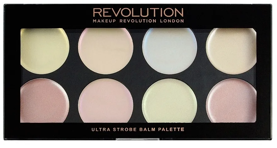 Strobing paleta kremastih highlightera Makeup Revolution Ultra Strobe Balm Palette