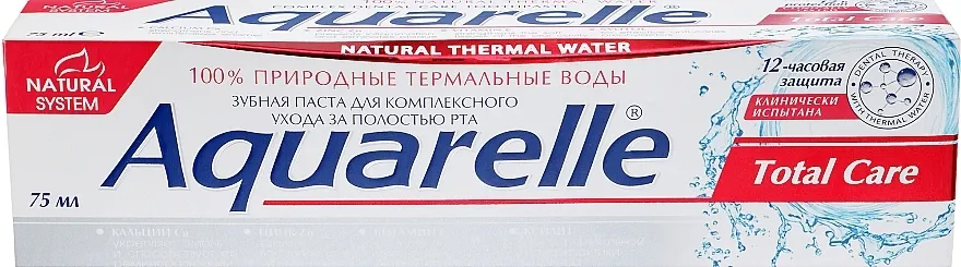 Sts Cosmetics Aquarelle Thermal Total Care Toothpaste Pasta za zube