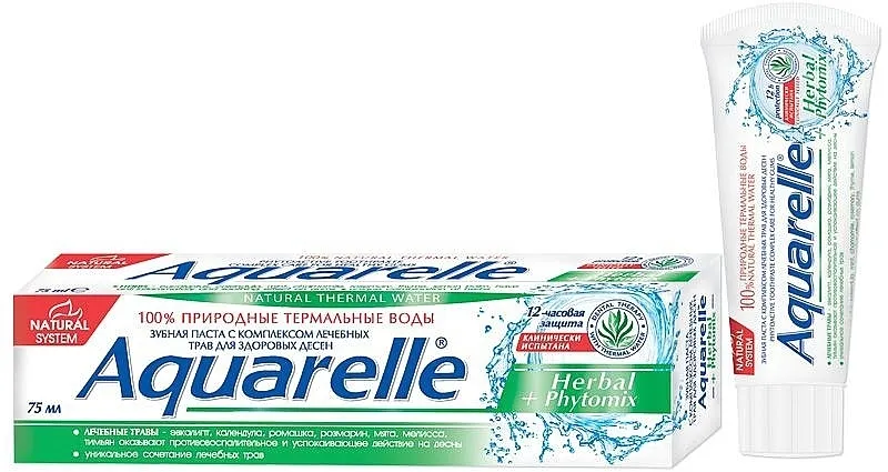 Sts Cosmetics Aquarelle Toothpaste Pasta za zube "Herbal+Phytomix"