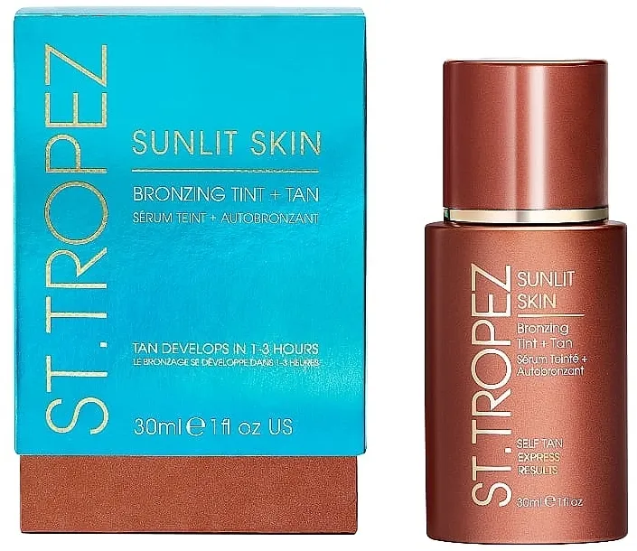 St.Tropez Sunlit Skin Bronzing Tint + Tan Samoosunčavajuća bronzujuća krema za lice
