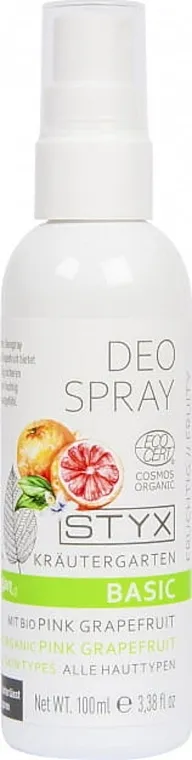 Styx Naturcosmetic Basic Deo Spray Dezodorans u spreju za telo sa mirisom svežeg grejpfruta