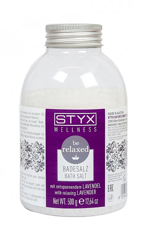 Styx Naturcosmetic Be Relaxed Lavender Bath Salts Lavanda so za kupanje