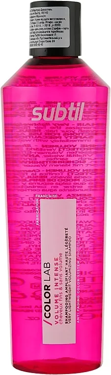Subtil Color Lab Volume Intense Very Lightweight Volumizing Shampoo Šampon za tanku kosu
