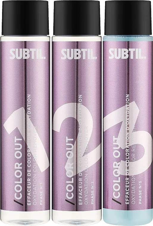 Subtil Color Out (phase1/60ml + phase2/60ml + phase3/60ml) Set za skidanje umjetnog pigmenta