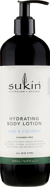 Sukin Hydrating Body Lotion Lime &amp; Coconut Hidratantni losion za tijelo