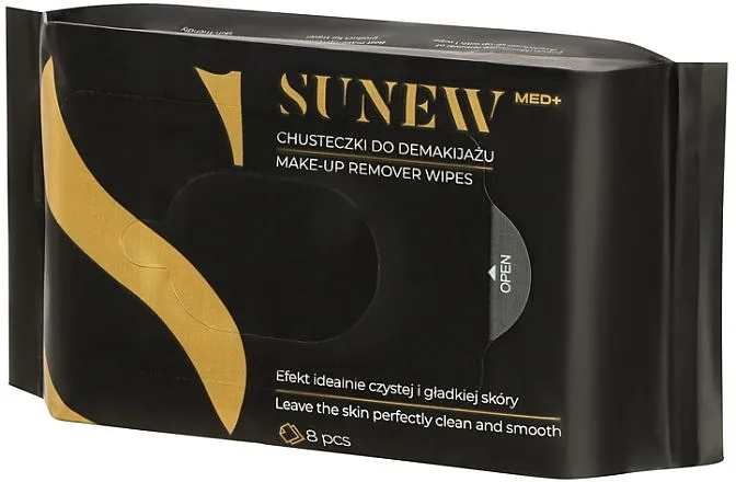 SunewMed+ Make-Up Remover Wipes Black Maramice za uklanjanje šminke