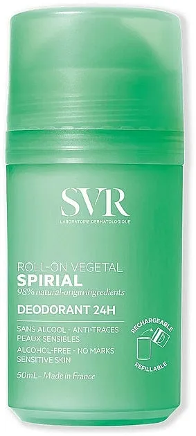 SVR Spirial Roll-On Vegetal Deodorant 24H Dezodorans-antiperspirant u kuglici