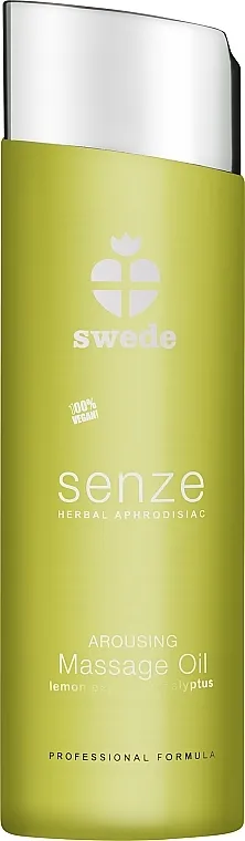 Swede Senze Arousing Massage Oil Lemon Pepper Eucalyptus Ulje za masažu "Limun, papar, eukaliptus"