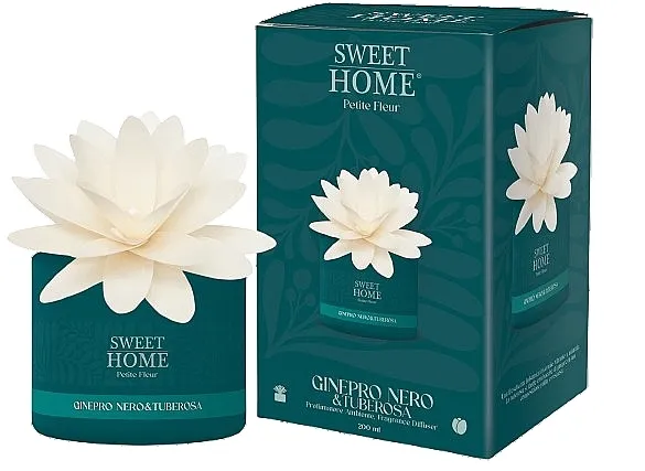Sweet Home Collection Aroma Diffuser Black Juniper &amp; Tuberose Mirisni difuzor sa cvetom "Crna borovica i tuberoza"