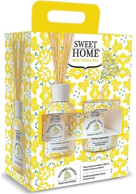 Sweet Home Collection Italic Helicrysus Gift Set (diffuser/100ml + candle/110g)