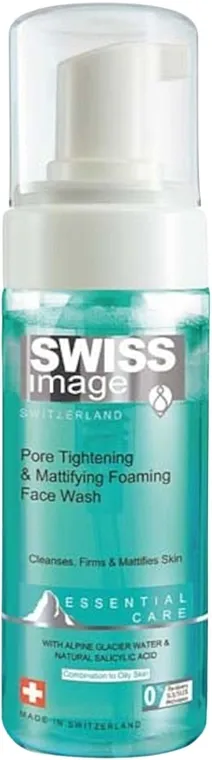 Swiss Image Essential Care Pore Tightening And Mattifying Foaming Face Wash Pena za umivanje i sužavanje pora