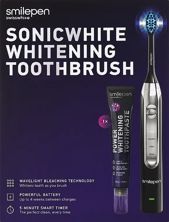 SwissWhite Smilepen SonicBlue Whitening Toothbrush Električna četkica za zube