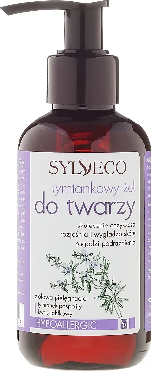 Sylveco Gel za lice s timijanom