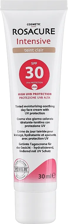 Synchroline Rosacure Intensive Teintee Clair Tonirajuća emulzija za osjetljivu kožu sklonu crvenilu SPF 30