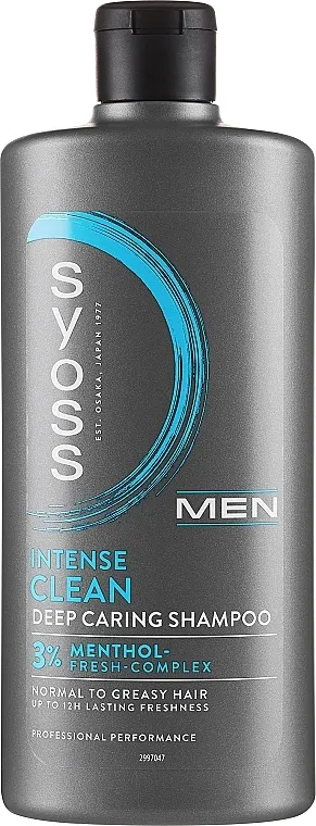 Syoss Men Cool &amp; Clean Shampoo Šampon s mentolom za normalnu i masnu kosu