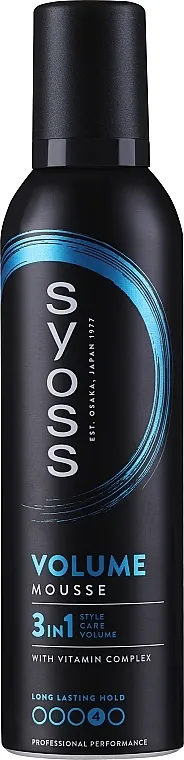 Syoss Volume Mousse Pjena za oblikovanje kose, ekstra jako učvršćivanje