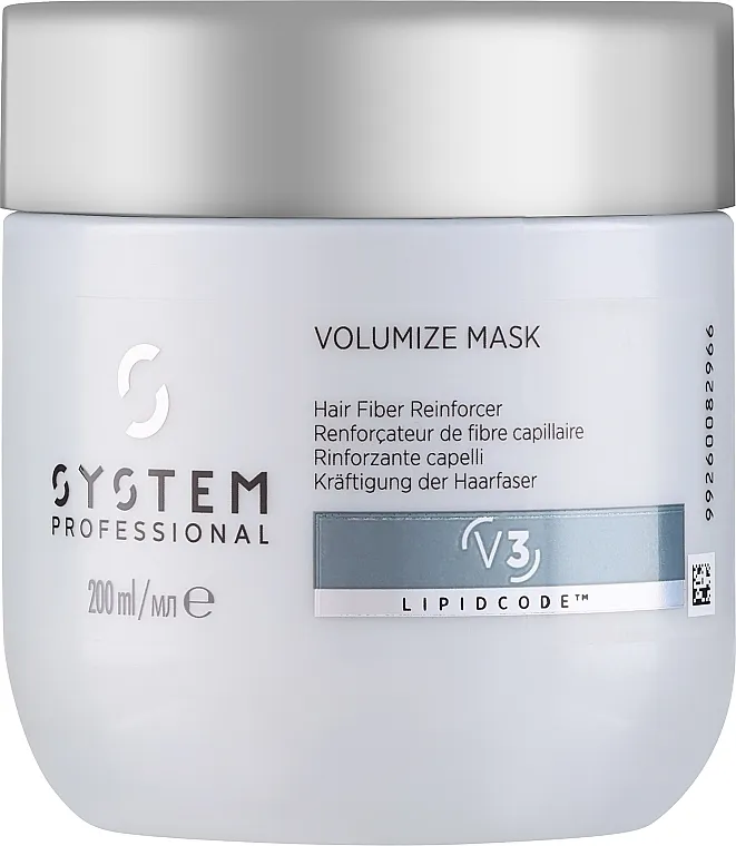 System Professional Volumize Lipid Code V3 Mask Maska za volumen kose