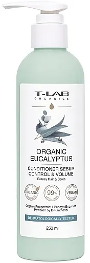 T-Lab Professional Organics Organic Eucalyptus Conditioner Regenerator za masnu kosu
